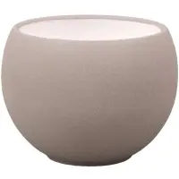 Obal na kvetináč  LUNA STRUKTUR d17x13cm hnedá mat