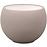 Obal na kvetináč  LUNA STRUKTUR d17x13cm hnedá mat