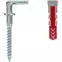 Fischer Univerzálna hmoždinka Duopower s jednoduchým hákom 6x30 WH K N