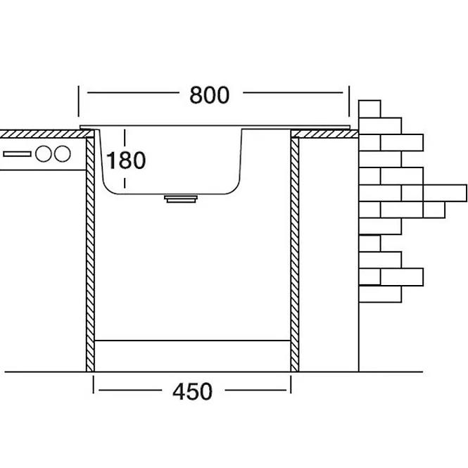 Drez EC338+sifón,3