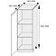 Kuchynská skrinka D5D/60/154 Quantum vanilla mat/lava,2