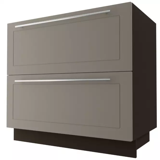 Kuchynská skrinka D2M/90 Quantum beige mat/lava