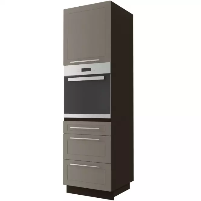 Kuchynská skrinka D14RU/3M Quantum beige mat/lava
