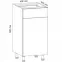 Skrinka do kuchyne Gardena D40S1 P grey,2