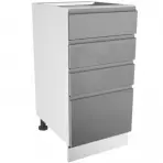 Skrinka do kuchyne Gardena D40S4 grey