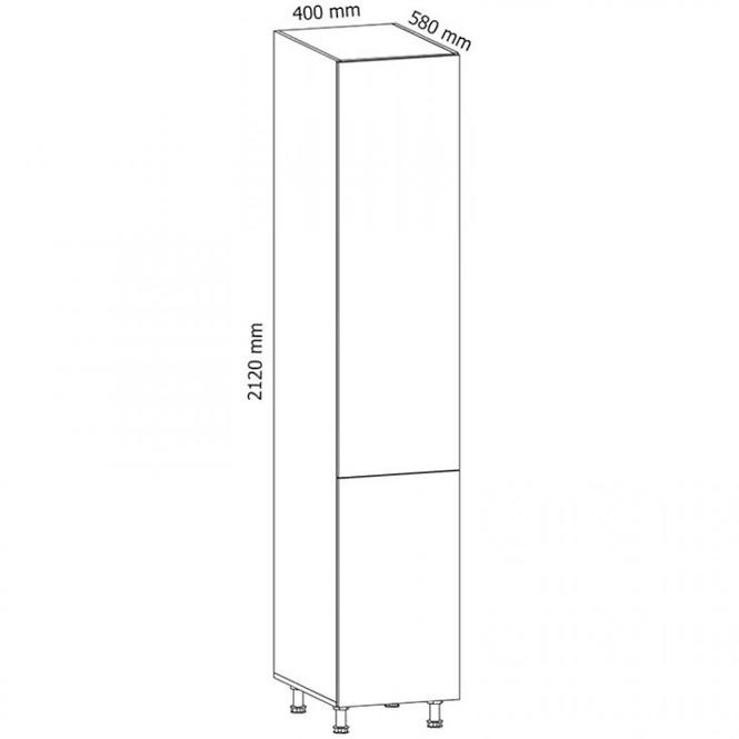 Skrinka do kuchyne Gardena D40SP P grey,2