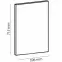 Skrinka do kuchyne Gardena D60FZW dvierka na umývačku 713 X 596 grey,3
