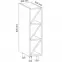 Kuchynská skrinka Linea D20W grey,2