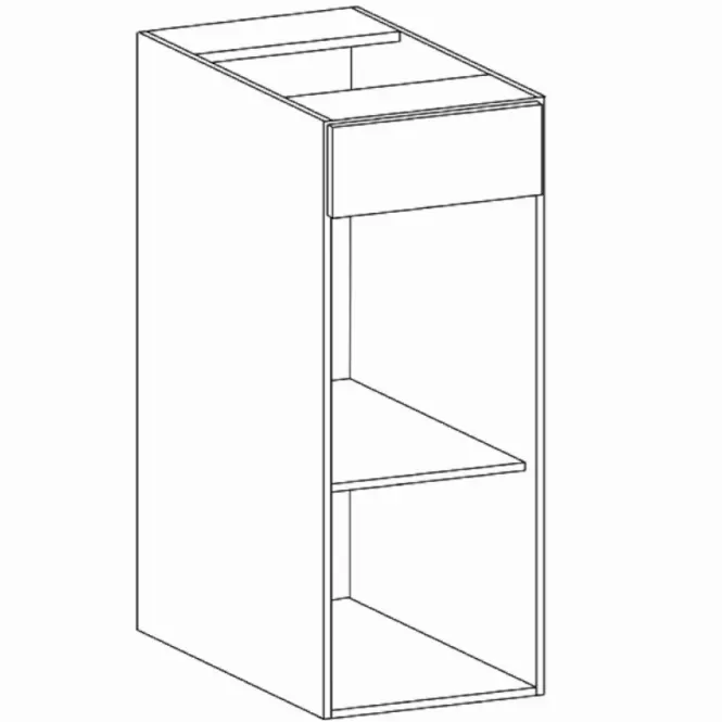 Kuchynská skrinka Linea D40S1 grey