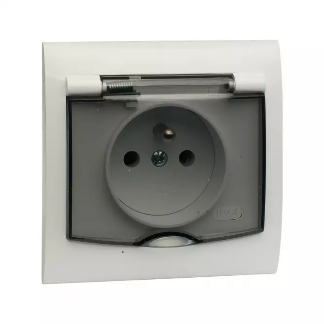 Zásuvka hermeticky biely V GPH-1VZ