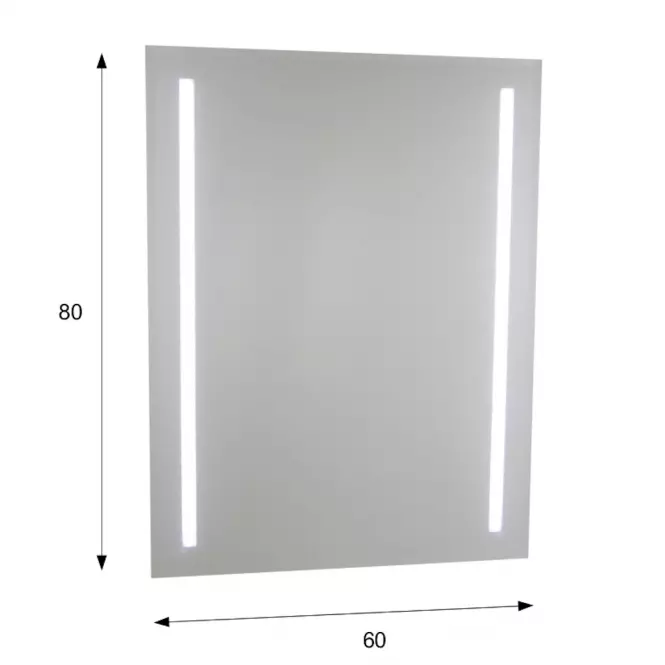 Zrkadlo LED 1 60X80,3