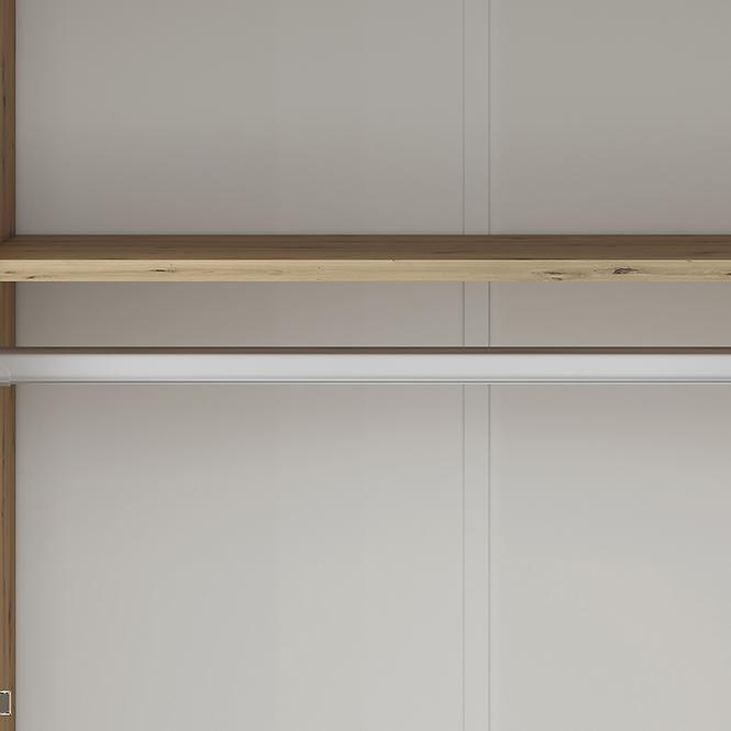 Skriňa 80 Fini 01 dąb dub artisan/biela/antracit,5