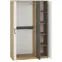 Skriňa Fini 02 dub artisan/biela/antracit,3