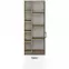Regál 60 Fini 03 dub artisan/biela/antracit,3