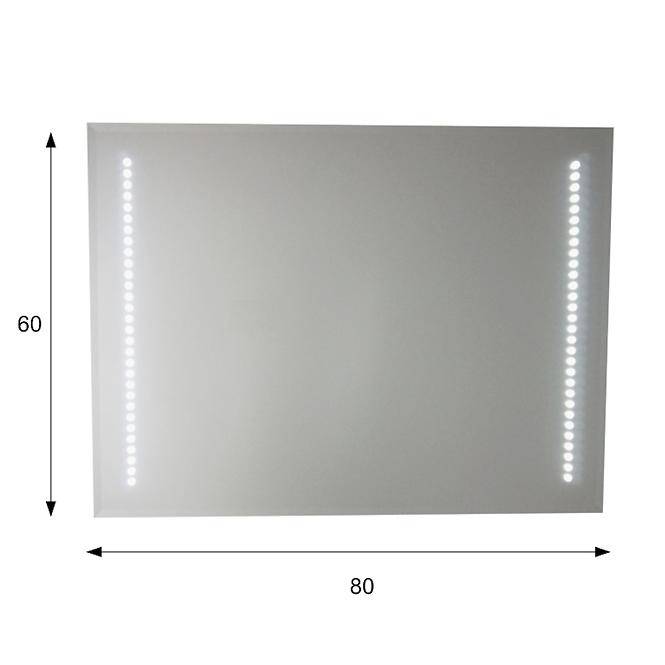 Zrkadlo LED 14 80X60