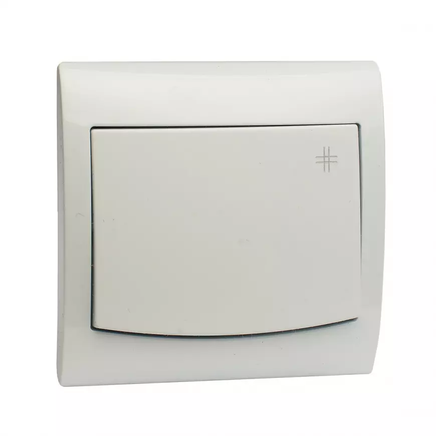Vypínač krížový biely LP-4V
