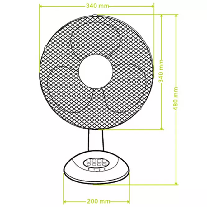 Stolový ventilátor Table 12