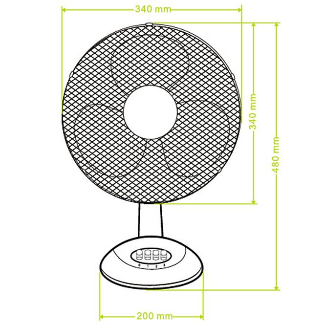 Stolový ventilátor Table 12