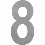 Číslica samolepiaca inox 50 mm (8)