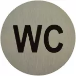Označenie „WC” inox