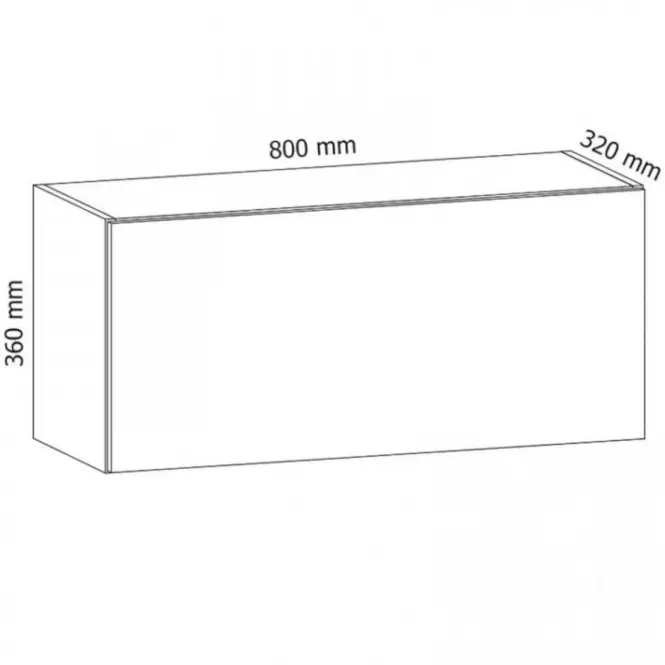Skrinka do kuchyne Gardena G80K grey,2