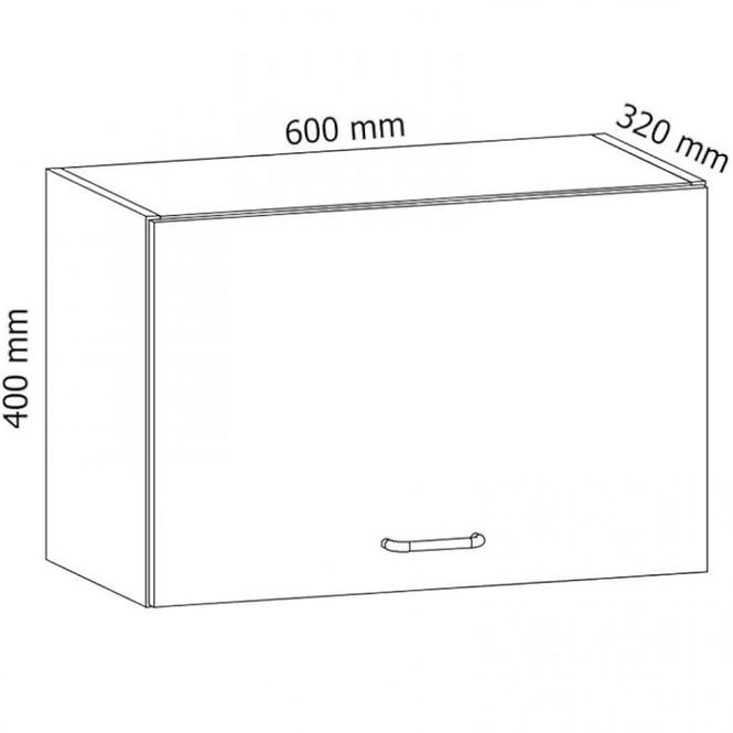 Kuchynská skrinka Linea G60K grey