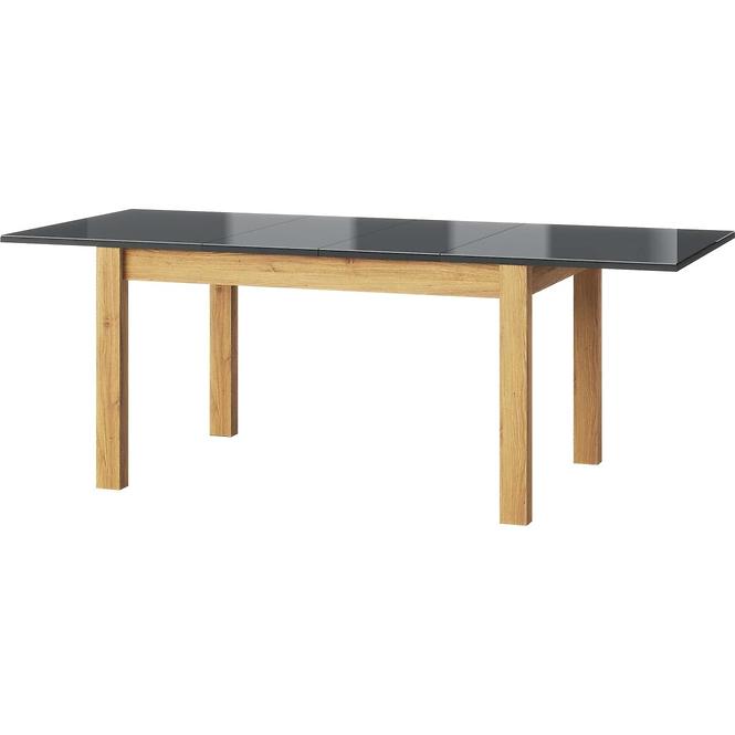 Rozkladací stôl Kama 136/210x90cm dub camargue/čierna mat