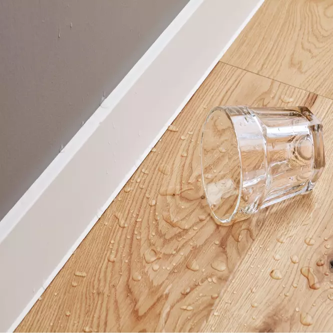 Podlahová lišta PVC Hi-Line Prestige 256 Goth Clear