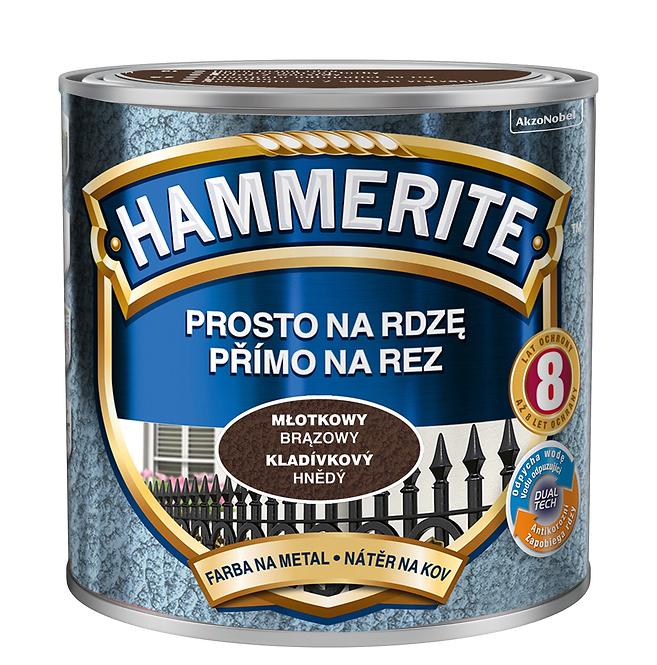 HAMMERITE Priamo na hrdzu, kladivkový hnedý 0,25L