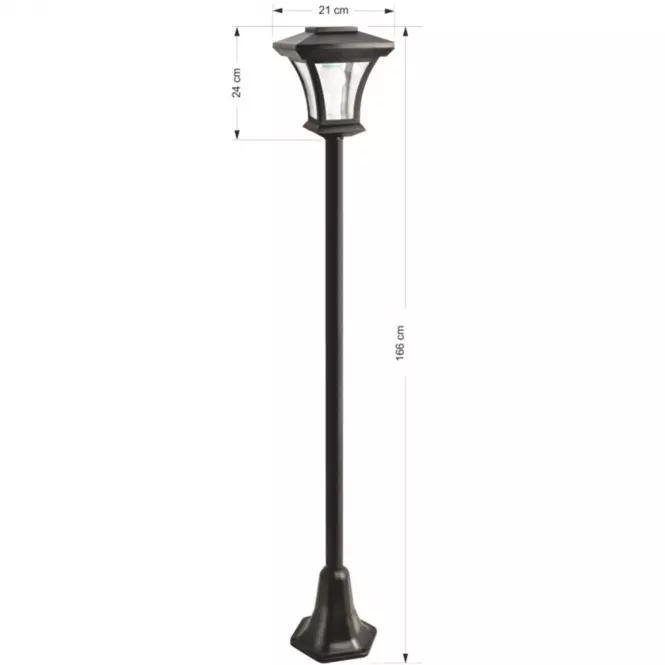 Záhradná solárna lampa LED 1W TR 500
