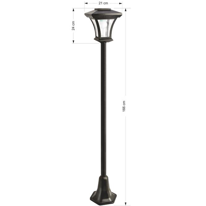 Záhradná solárna lampa LED 1W TR 500