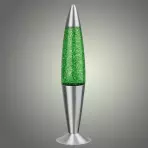 Lávová lampa Glitter Zelená