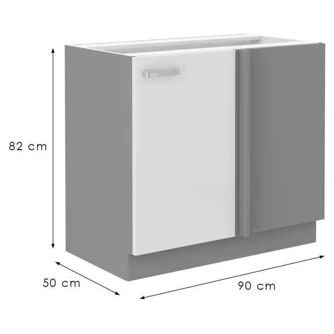 Kuchynská skrinka Bianka 105ND 1F BB,2
