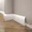 Podlahová lišta Elegance LPC-06-101 biela matná