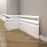Podlahová lišta  Elegance LPC-09-101 biela matná