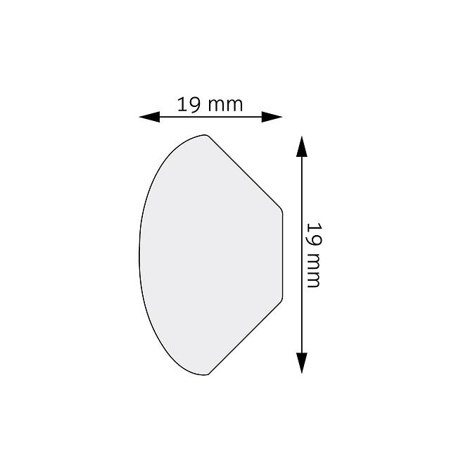 Podlahová lišta  Elegance LPC-12-101 biela matná