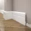 Podlahová lišta  Elegance LPC-18-101 biela matná