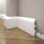 Podlahová lišta  Elegance LPC-19-T101 biely satin
