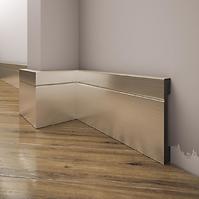 Podlahová lišta  Elegance LPC-20-150 šampan škrabaný