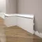 Podlahová lišta  Elegance LPC-22-101 biela matná