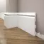 Podlahová lišta  Elegance LPC-24-T101 biely satin