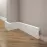 Podlahová lišta  Elegance LPC-27-101 biela matná