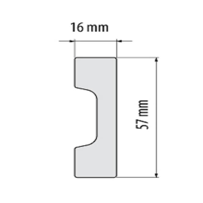 Podlahová lišta  Elegance LPC-27-T101 biela satin