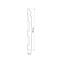 Podlahová lišta  Elegance LPC-33-T101 biely satin,2