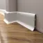 Podlahová lišta  Elegance LPC-40-T101 biely satin