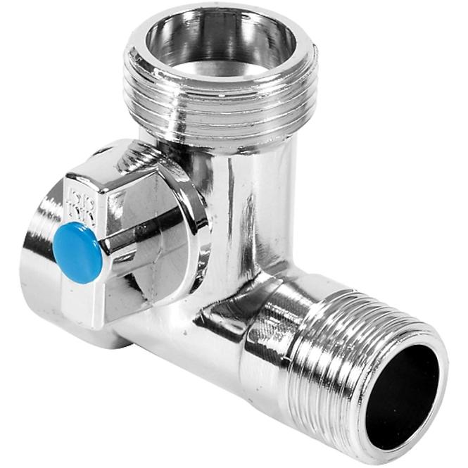 Ventil guľový uhlový trojcestný – remer 1/2˝ x 1/2˝ x 3/4˝ 