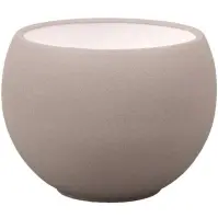 Obal na kvetináč  LUNA STRUKTUR d20cm hnedosivý mat