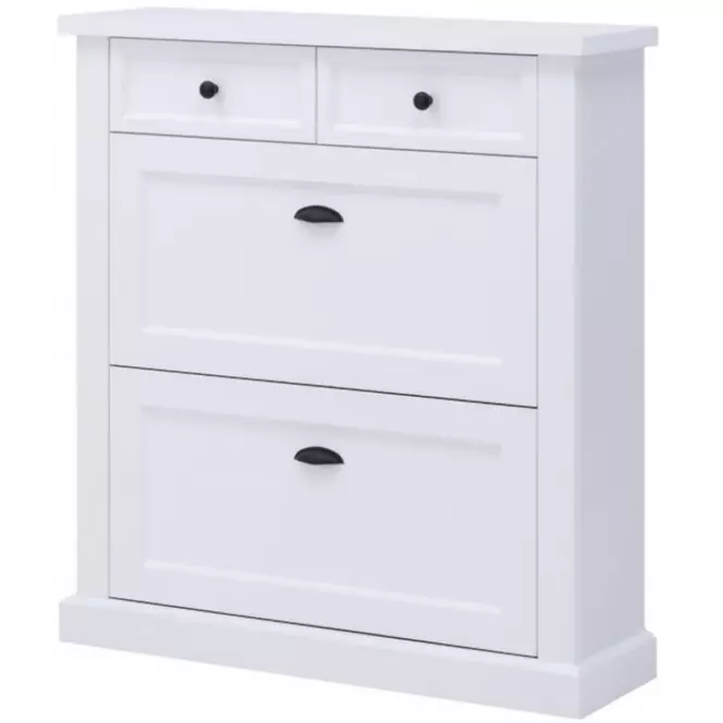 Skrinka na topánky Galia P01 biela,2
