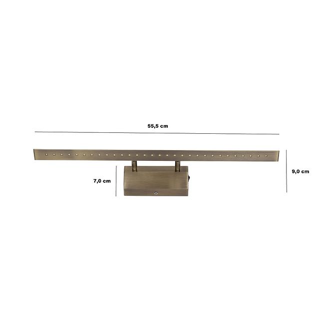 Nástenné svietidlo  Arte AB 555 AG-AB6W55 Antic Brass 6W K1,3