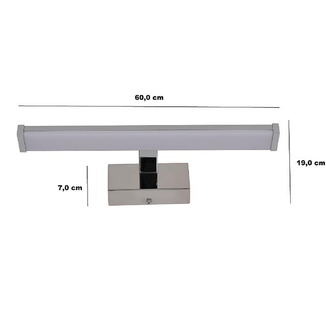Luster Frida 600 AG-F11W60 chrom 11W K1,3